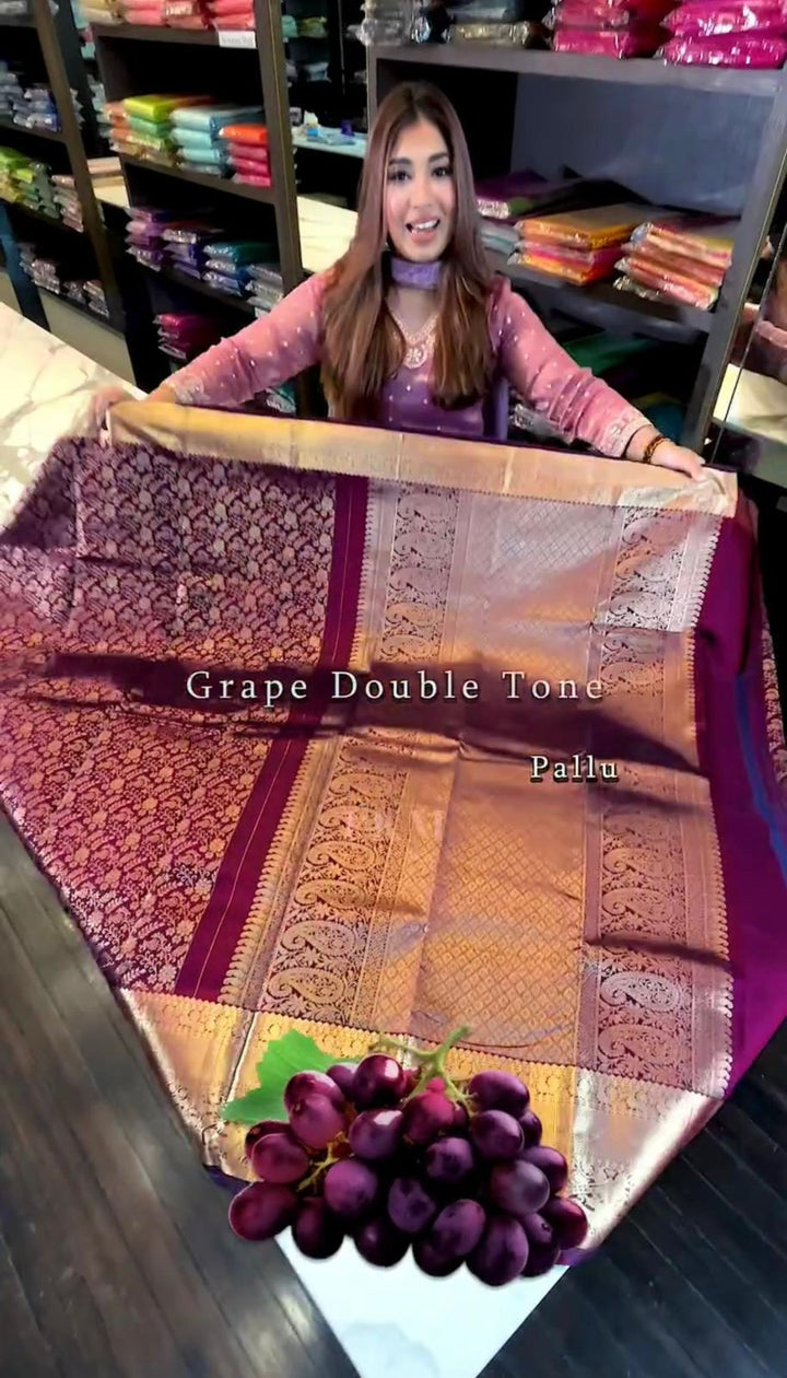 Exceptional Soft Silk Saree With Cynosure Blouse Piece-Fronlioz