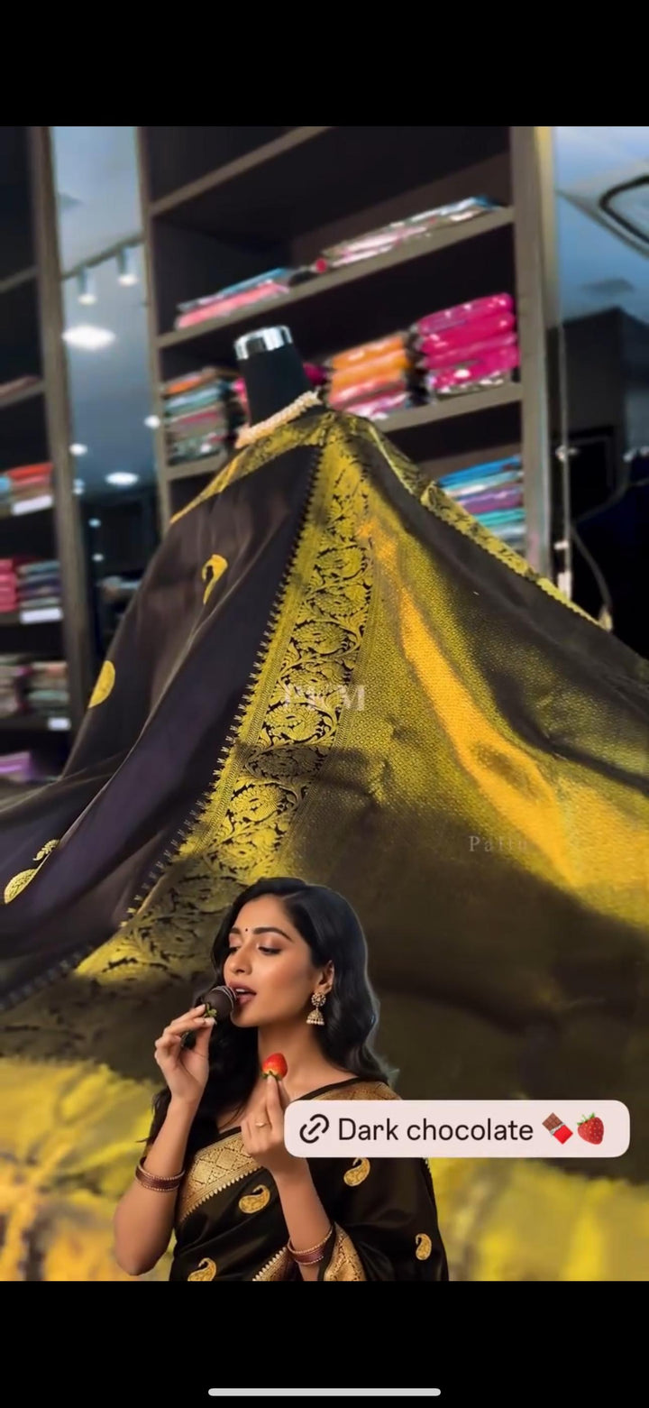 Exceptional Soft Silk Saree With Cynosure Blouse Piece-Fronlioz