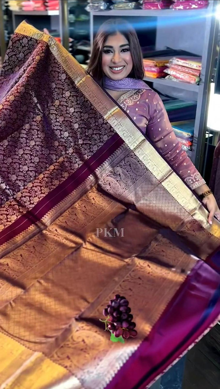 Exceptional Soft Silk Saree With Cynosure Blouse Piece-Fronlioz
