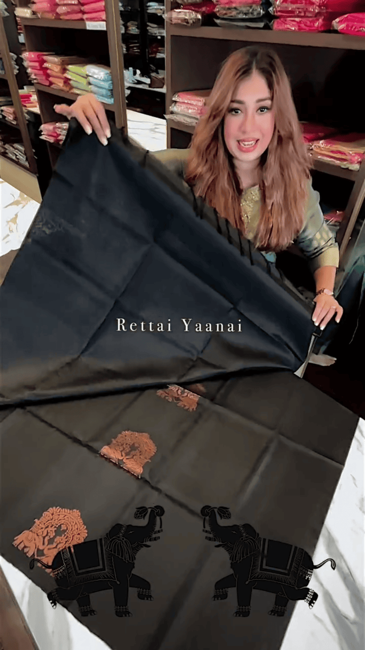 Exceptional Soft Silk Saree With Cynosure Blouse Piece-Fronlioz