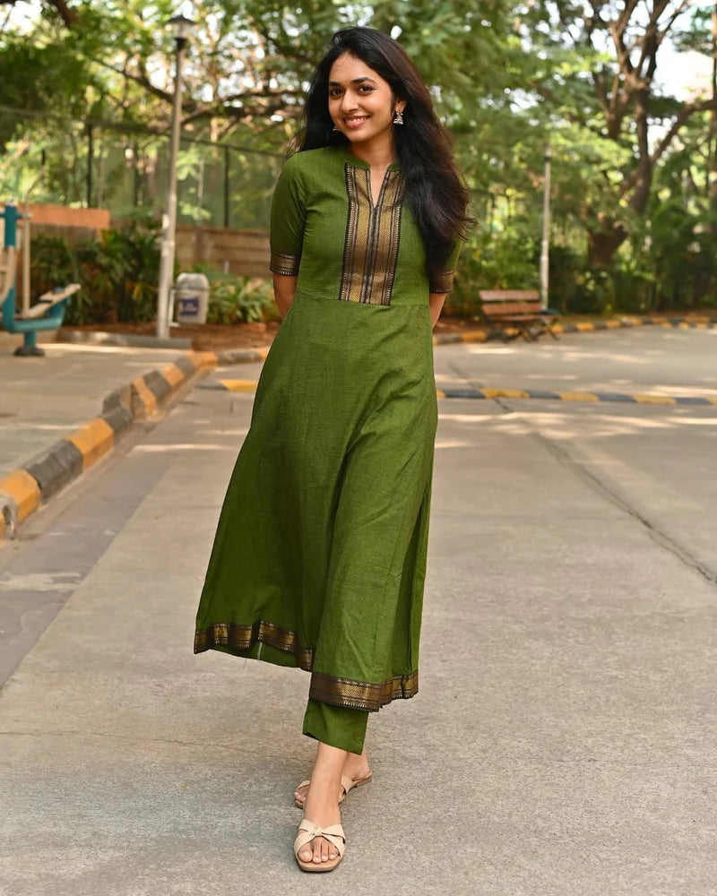 Our Best Selling Summer Kurti Pant In Pure Cotton Weaving Style