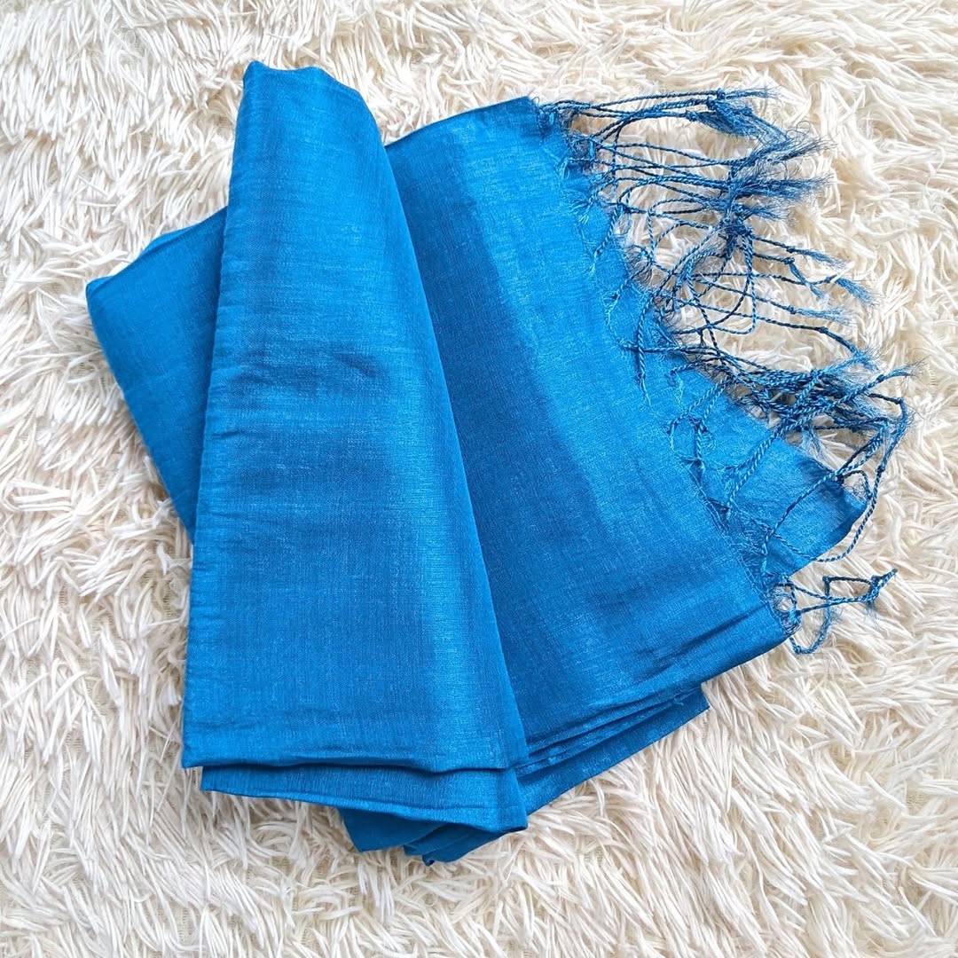 Sky Tissue Mul Saree