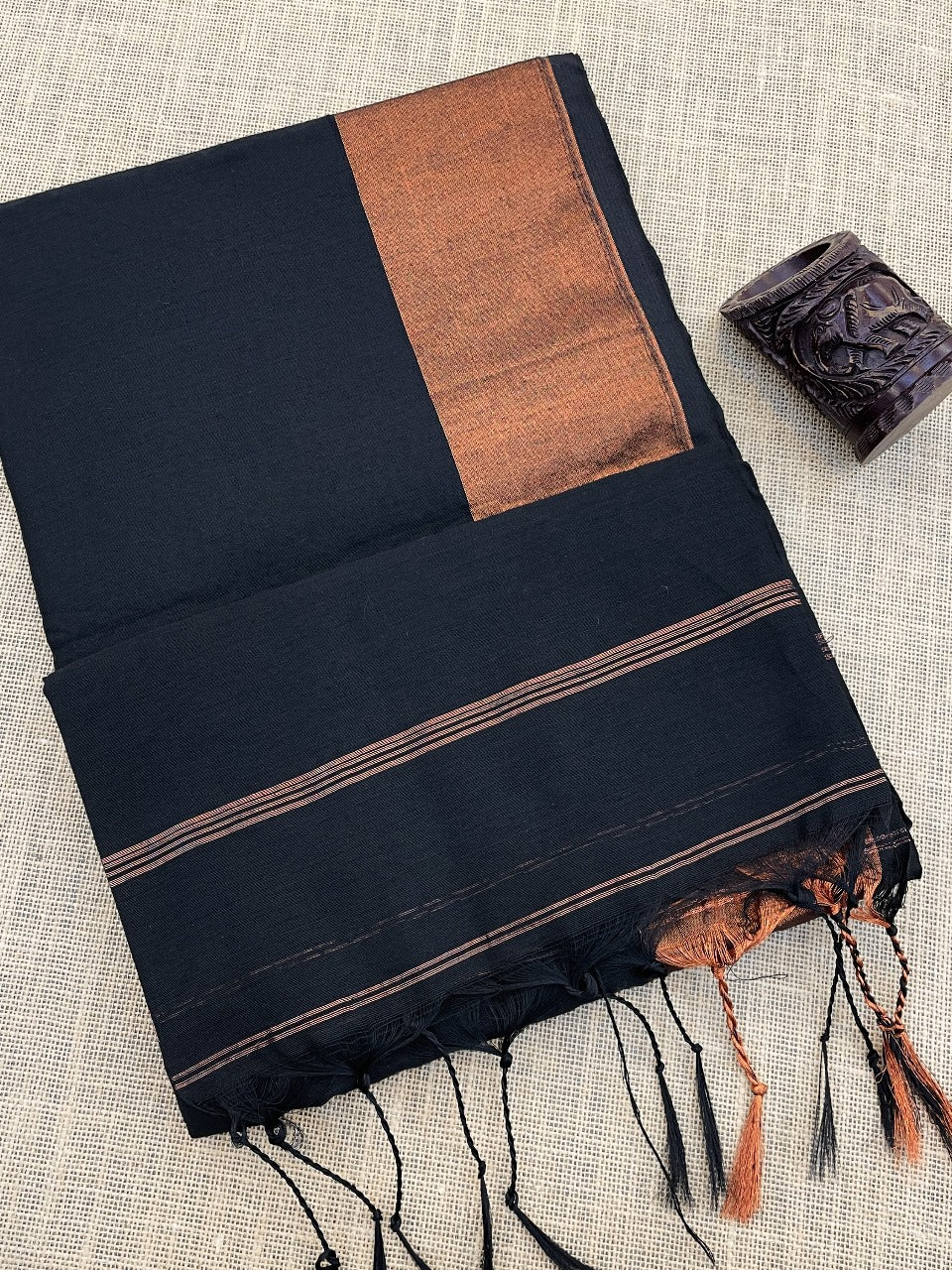 Fronlioz Maheshwari Silk Cotton Multi Color Border Sarees