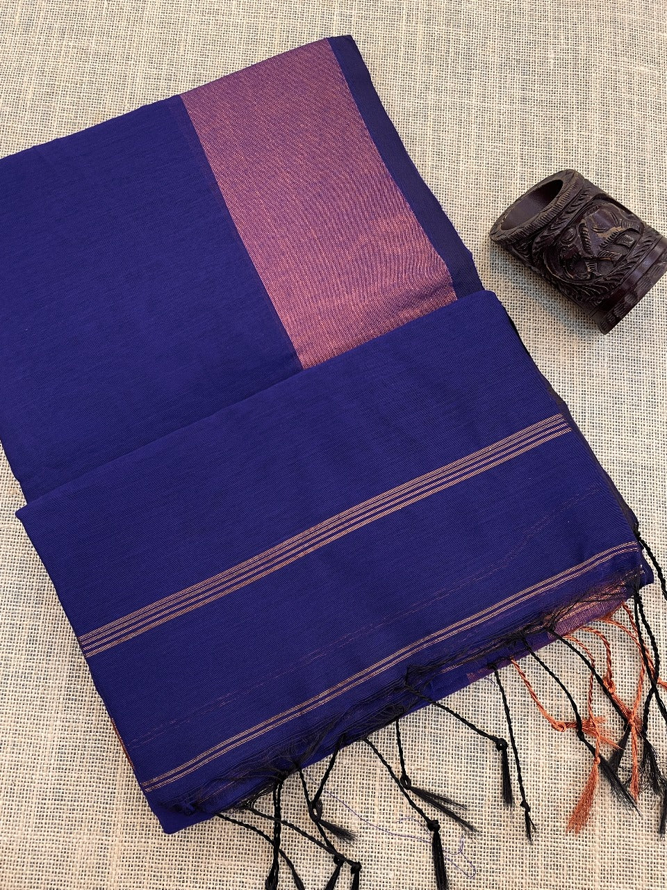 Fronlioz Maheshwari Silk Cotton Multi Color Border Sarees