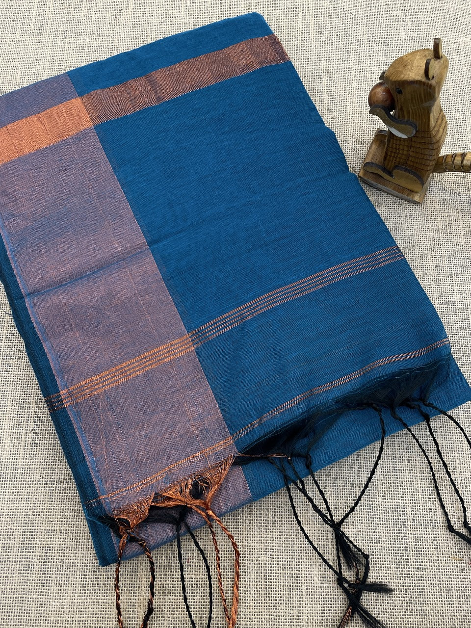 Fronlioz Maheshwari Silk Cotton Multi Color Border Sarees