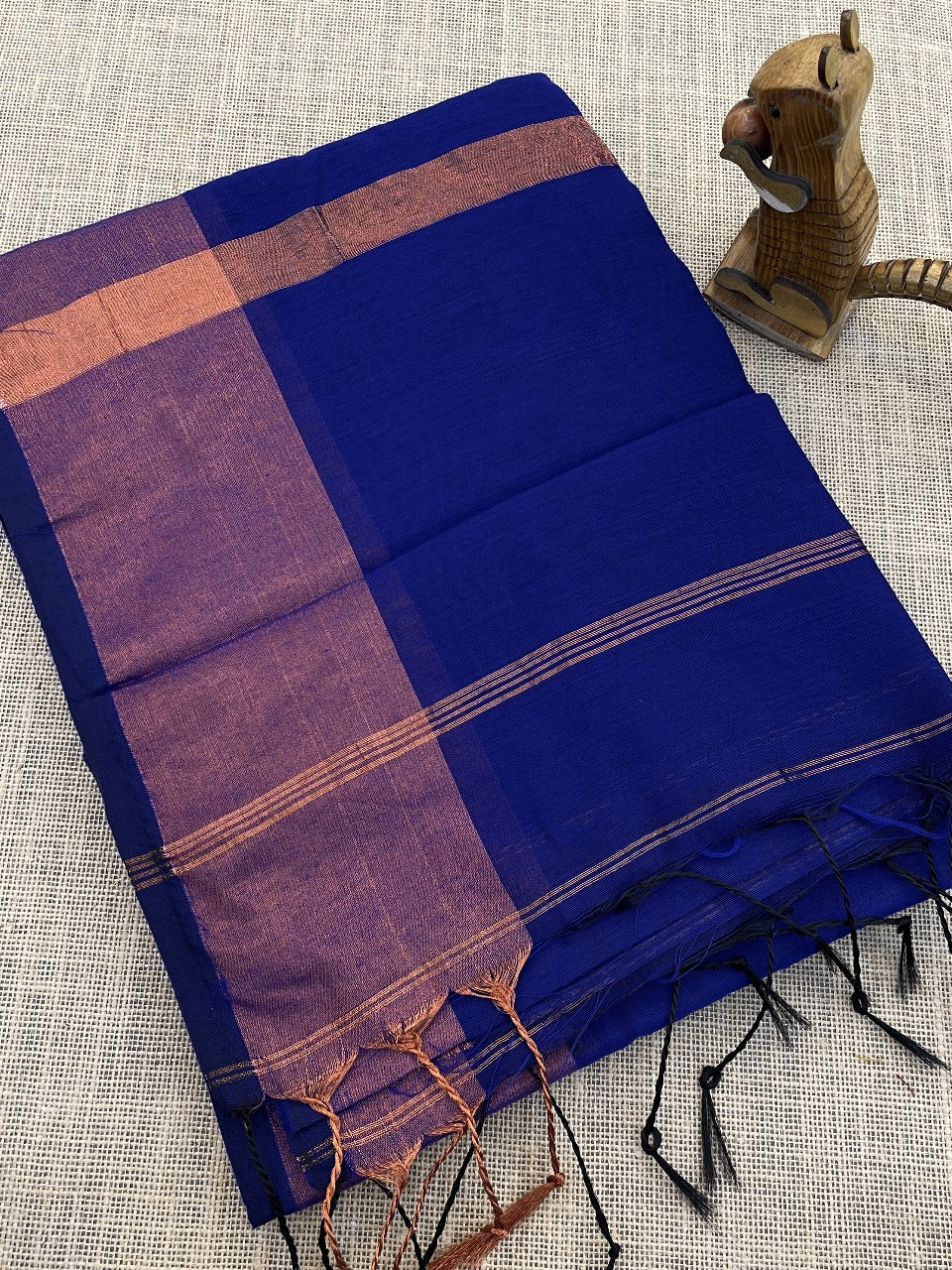 Fronlioz Maheshwari Silk Cotton Multi Color Border Sarees