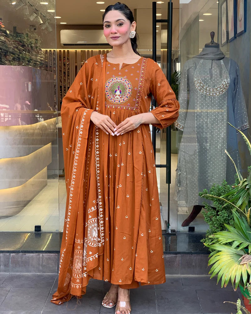 Very Gorgeous Pure Mul Cotton Suit Set