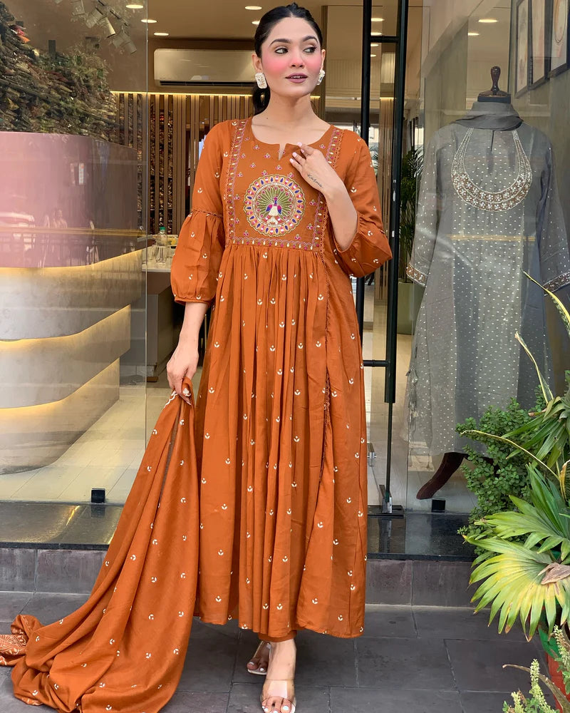 Very Gorgeous Pure Mul Cotton Suit Set