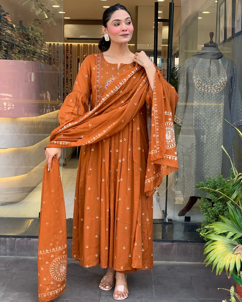 Very Gorgeous Pure Mul Cotton Suit Set